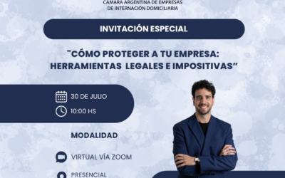 CHARLA PARA SOCIOS: CÓMO PROTEGER TU EMPRESA: HERRAMIENTAS LEGALES E IMPOSITIVAS